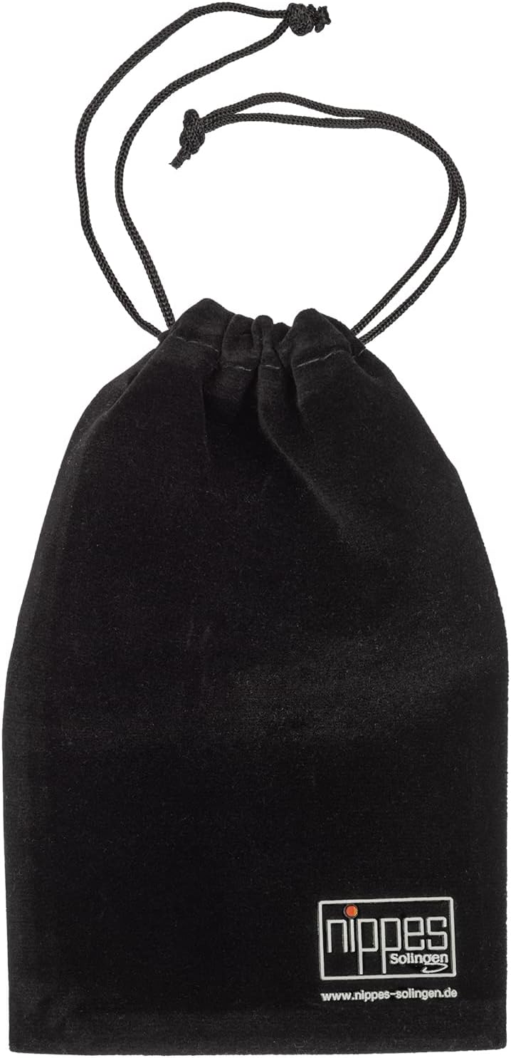 nippes Solingen Premium Line Maniküre Set Whiskey, 6-teilig, Edelstahl rost- und nickelfrei, Rindsle