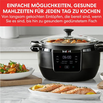 Instant Pot Superior Slow Cooker/Schongarer, 7.1L Multikocher / 4 Kochfunktionen (Schongaren, Braten