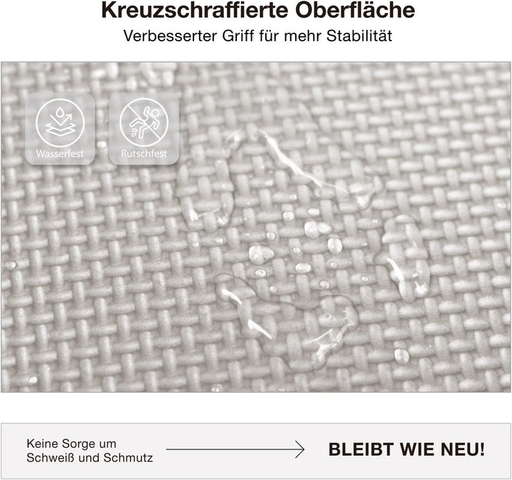 AIRHOP Bodenschutzmatte Fitness Matte Extra Dicke Bodenmatten, rutschfeste Schutzmatten Fitnessraum,