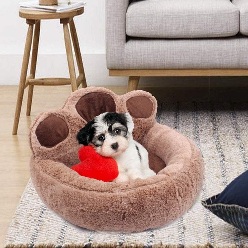 PETCUTE Hundebett kleine Hunde Katzenbett waschbar Hundebetten Mittlere Hunde Haustierbetten L Rosa,