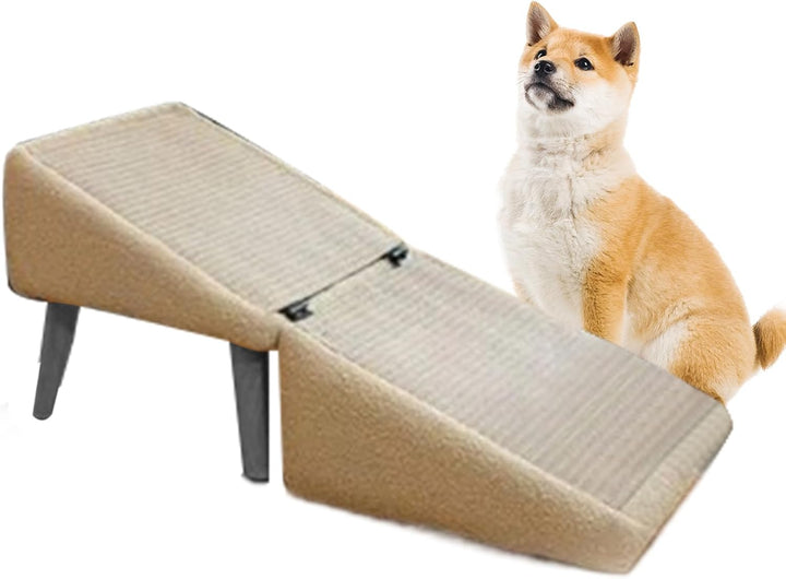Hundetreppe Klappbar, rutschfeste Hunderampe Klappbar, Hunderampe & Weiche Haustiertreppe Für Kleine