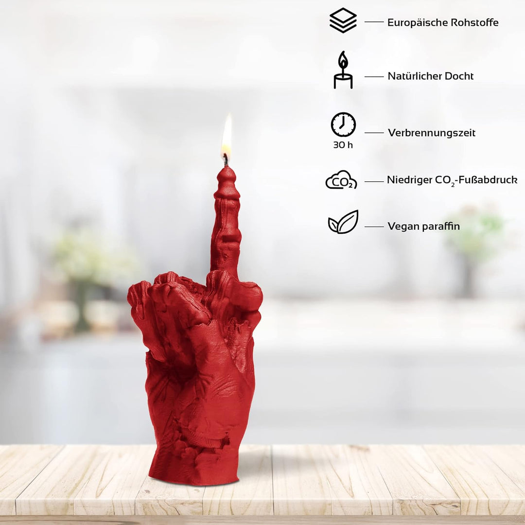 Candellana Zombie Deko Kerze - Zombie Hand Deko - Halloween Deko Hand - Gothic Deko - Grunge Deko Ke