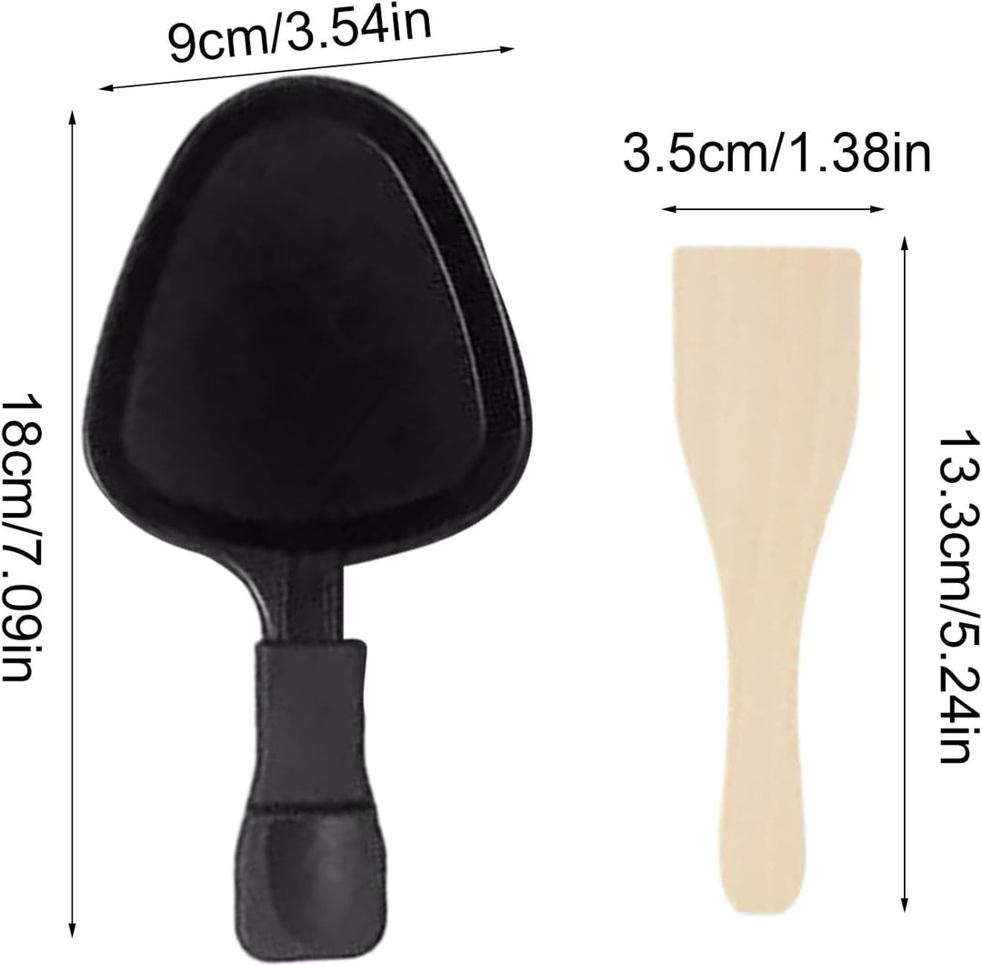 Antihaftbeschichtete Raclette-Pfannen, 4 X Antihaftbeschichtete Grill-Kochpfannen, Antihaftbeschicht