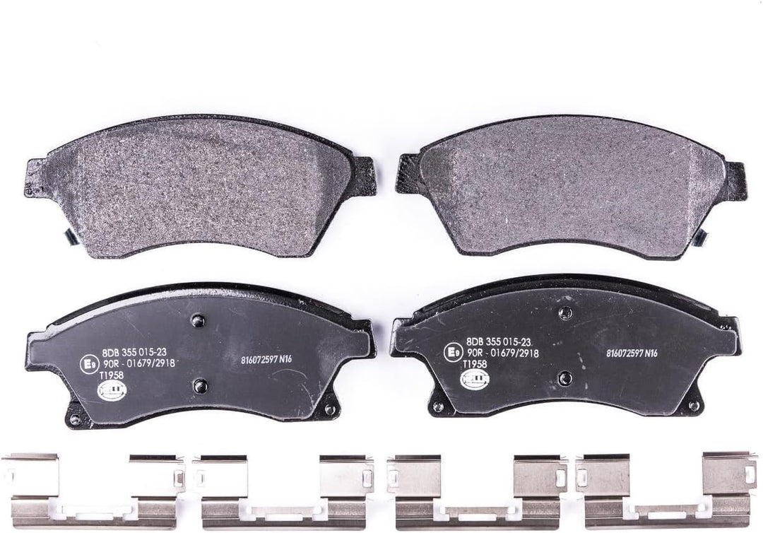 HELLA PAGID 8DB 355 015-231 Bremsbelagsatz - T1958 - Dicke/Stärke: 18.8mm - Bremssystem: TRW - mit a