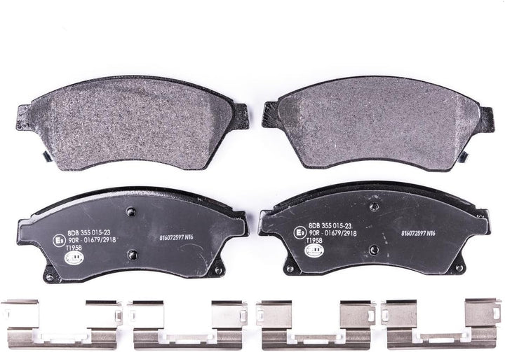 HELLA PAGID 8DB 355 015-231 Bremsbelagsatz - T1958 - Dicke/Stärke: 18.8mm - Bremssystem: TRW - mit a