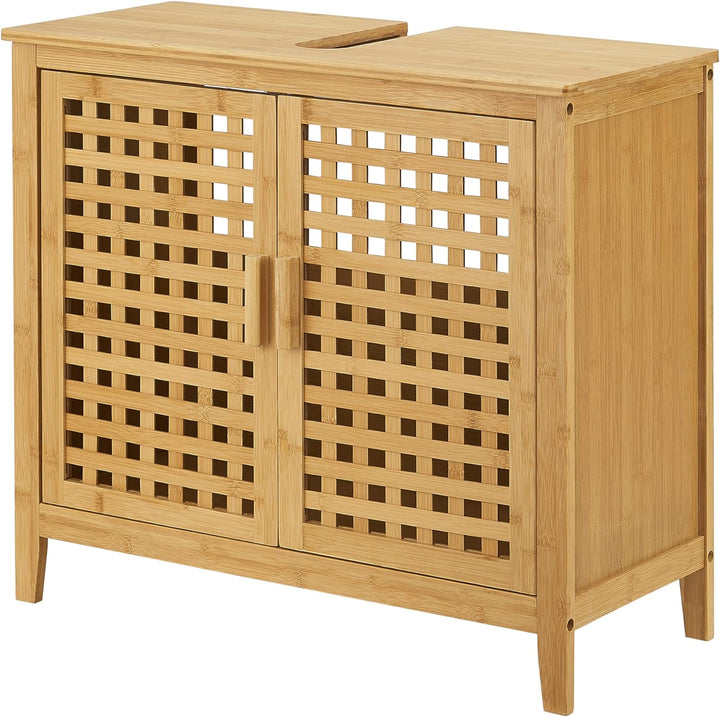 [en.casa] Waschbeckenunterschrank Ingmarsö Waschtischunterschrank Badunterschrank mit 2 Türen 60 x 6