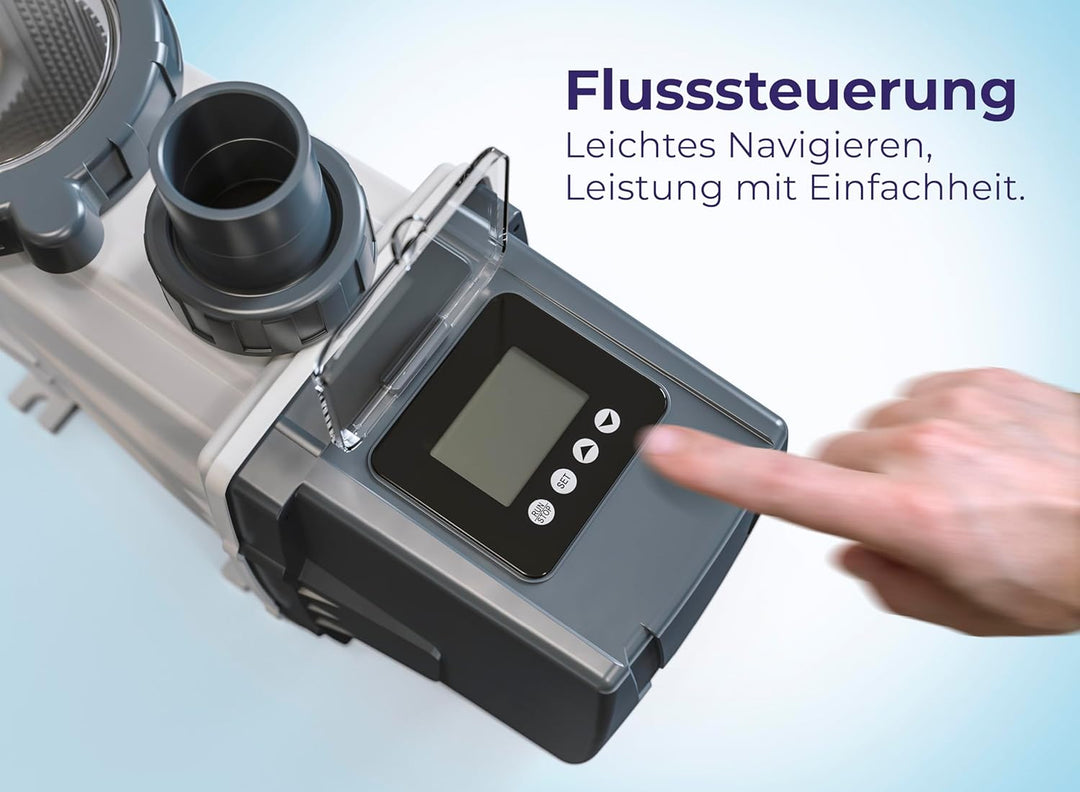 Gre VSG75 – Variable Geschwindigkeits-Poolpumpe für Pools mit einem Volumen bis zu 65 m³. 750 W Leis