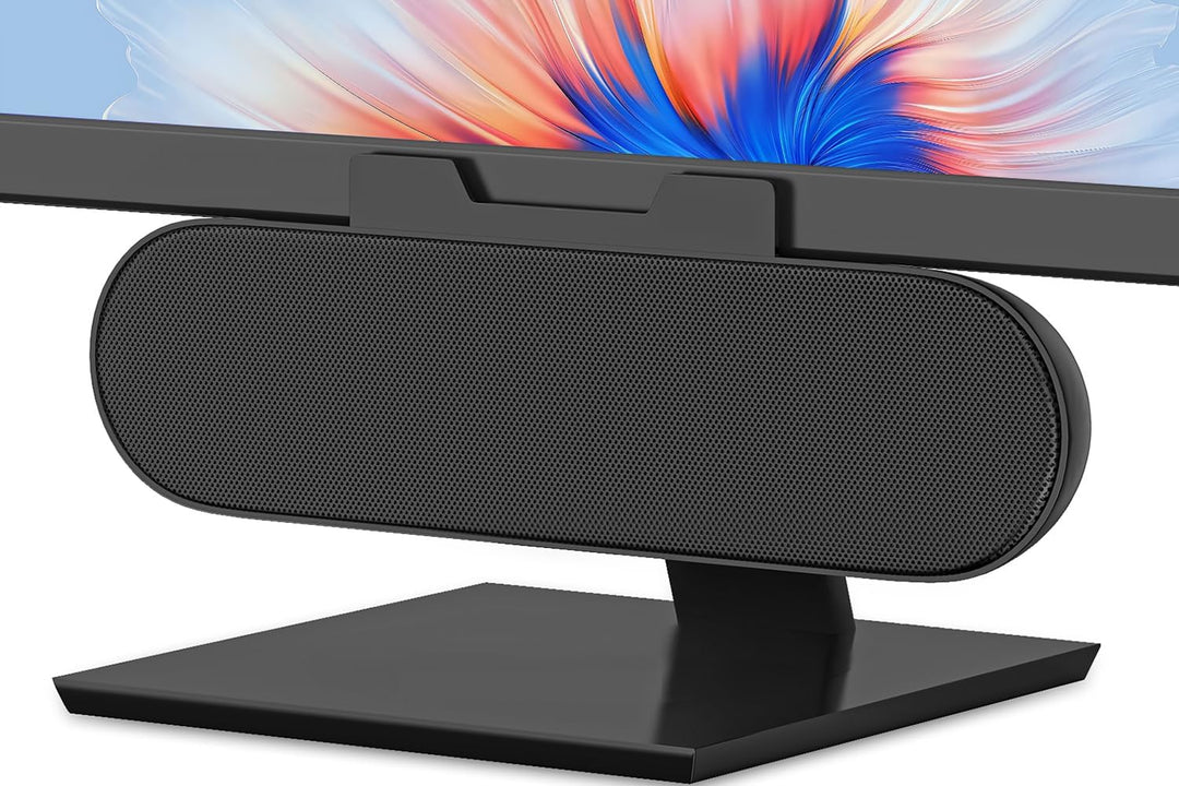 ZETIY PC Lautsprecher, USB Computer Lautsprecher mit USB-Einspeisung, Portable Mini Soundbar mit Cli