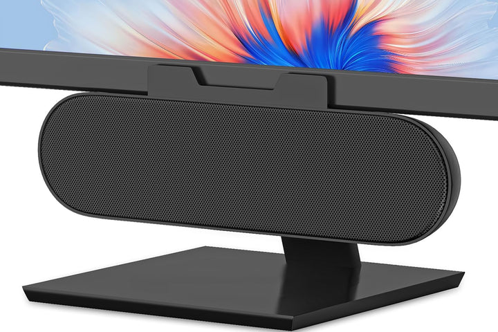 ZETIY PC Lautsprecher, USB Computer Lautsprecher mit USB-Einspeisung, Portable Mini Soundbar mit Cli