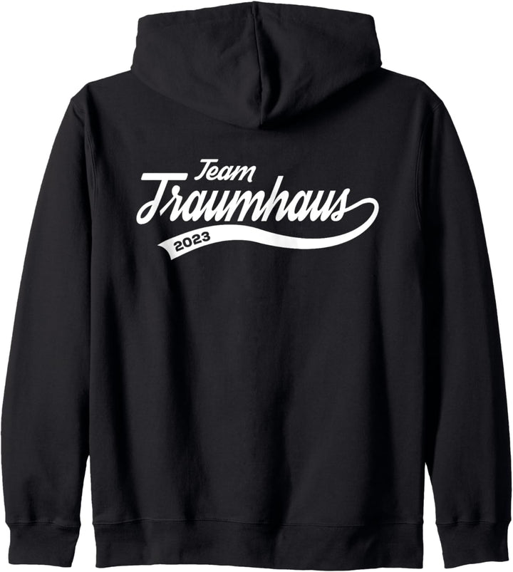 Team Traumhaus 2023 Bauherr Eigenheim Häuslebauer Baustelle Kapuzenjacke