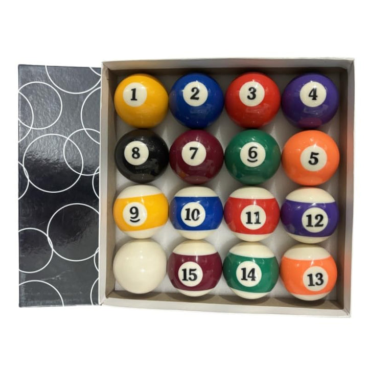 Billiard Balls Set,2-1/4" Pool Table Balls for Replacement,Pool Balls, Complete 16 Ball Set