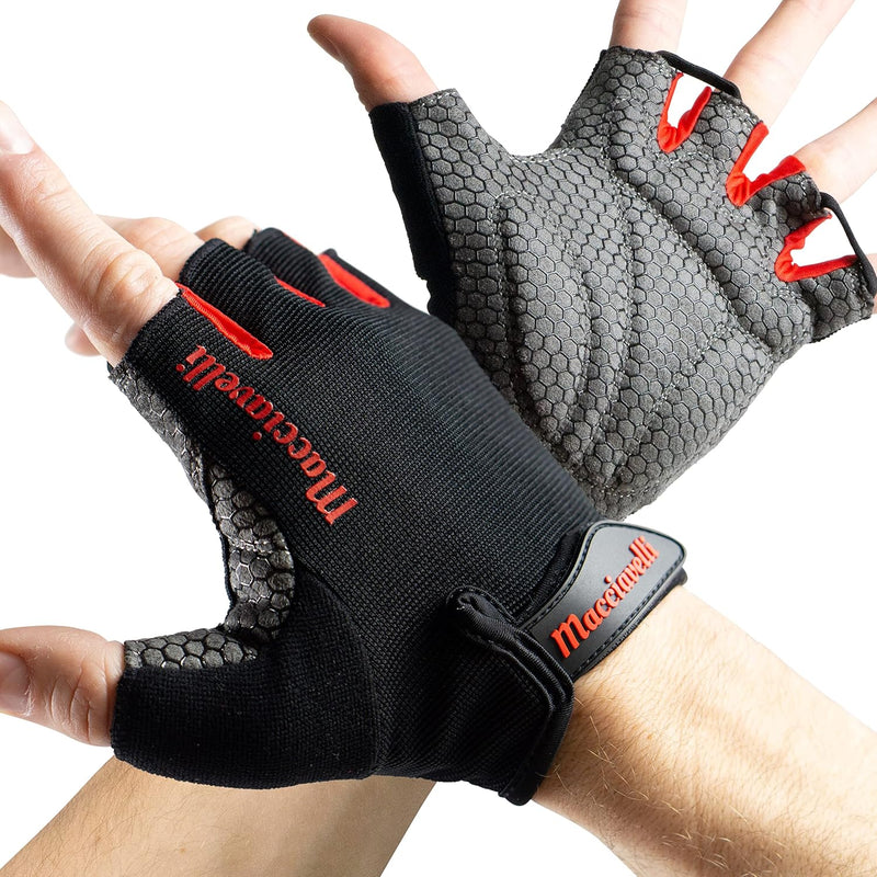 MACCIAVELLI® Fitness Handschuhe Damen Herren - Trainingshandschuhe für Kraftsport, Krafttraining, Bo