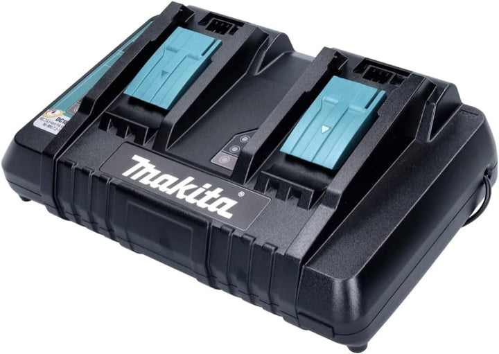 Makita DC 18 RD ZJ Doppel Schnellladegerät 14,4 V - 18 V LXT + Makpac