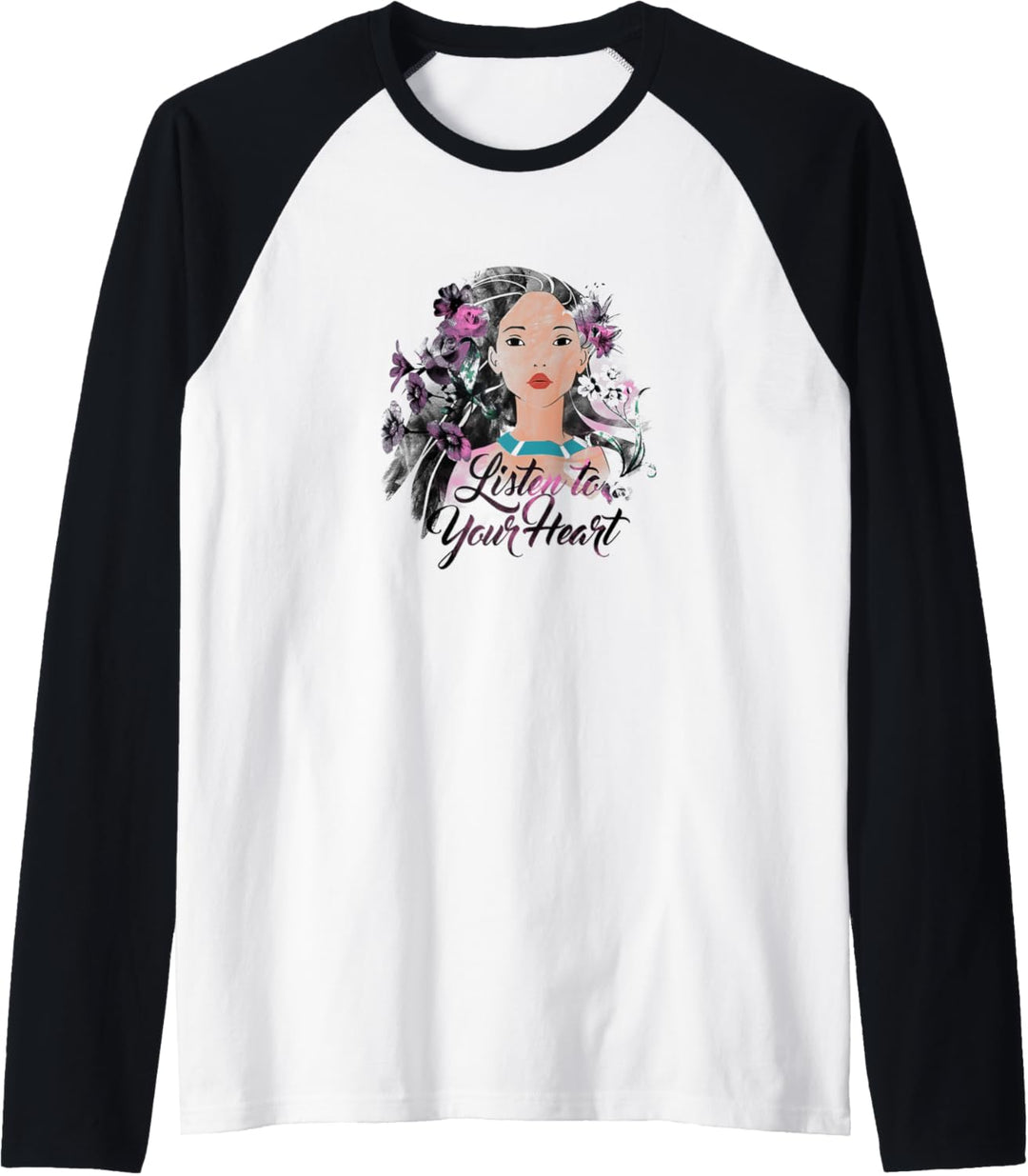 Disney Pocahontas Listen To Your Heart Raglan