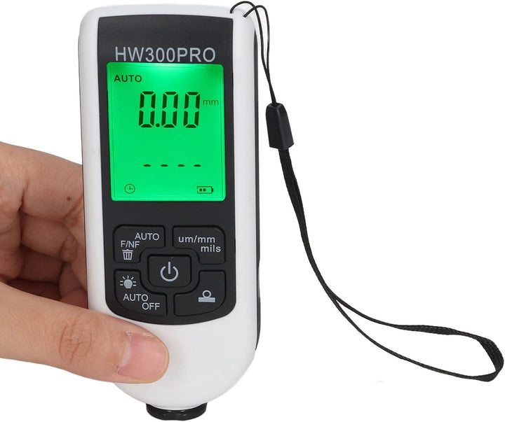 HW-300PRO Digitales Beschichtungsdickenmessgerät mit 1 µm Auflösung. Lackschichtdickenmessgerät. Zum