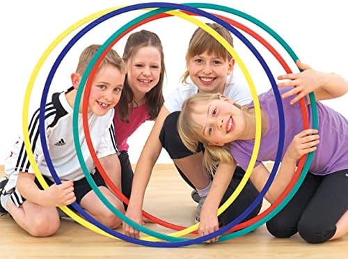 Betzold - Gymnastik-Reifen mit F.I.G Profil - Turnreifen Hula-Hoop 80 cm - rot - 4 Stück, 80 cm - ro