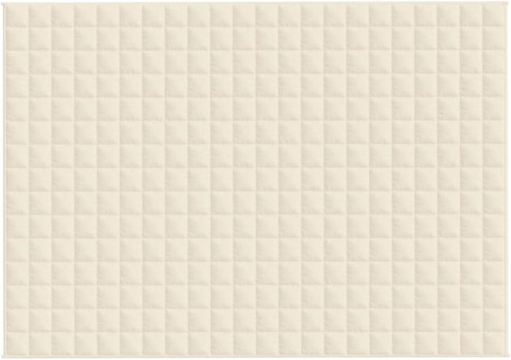 Gewichtsdecke aus Stoff, Hellcreme, 155 x 220 cm, 11 kg, Decken für Haus und Garten 155 x 220 cm Cre