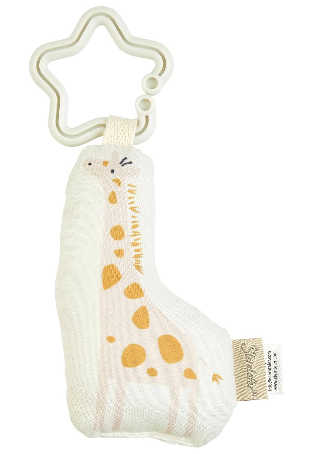 Sterntaler Spielbogen Giraffe & Löwe – weiche Spieldecke mit Druckmotiv – abnehmbare Spielfiguren mi