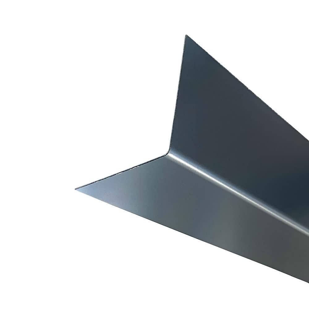 Winkelleiste Anthrazit, 2000mm Alu Kantenschutz Anthrazitgrau, 90x55 mm Schenkelinnenmass aus Alu Ra