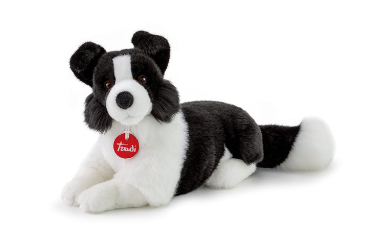 Trudi TUDN8000 Hund Border Collie Scott, Weiss/schwarz, M
