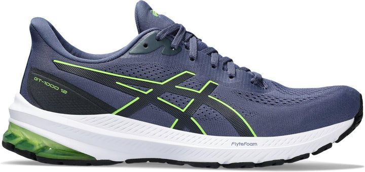 ASICS Herren Gt-1000 12 Sneaker 39.5 EU Thunder Blue Electric Lime, 39.5 EU Thunder Blue Electric Li