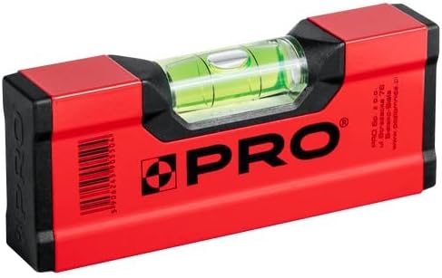 PRO600 Mini Wasserwaage 12cm mit Ergonomischen Profil - ERS+ (Easy Reading System) Präzise Kleine Wa
