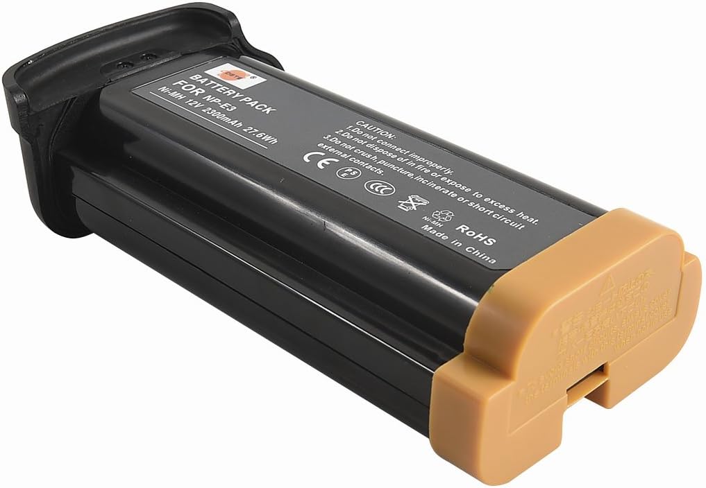 DSTE Full Coded 12V 2000mAh NP-E3 NPE3 7084A001 7084A002 Ni-MH Battery for Canon EOS 1D EOS 1D MarkI