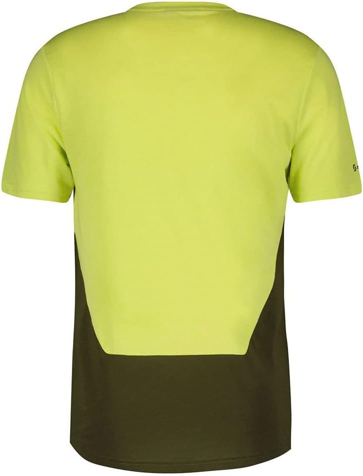 Scott Trail Flow DRI Fahrrad Trikot kurz braun/orange 2023 S Bitter Yellow/Fir Green, S Bitter Yello