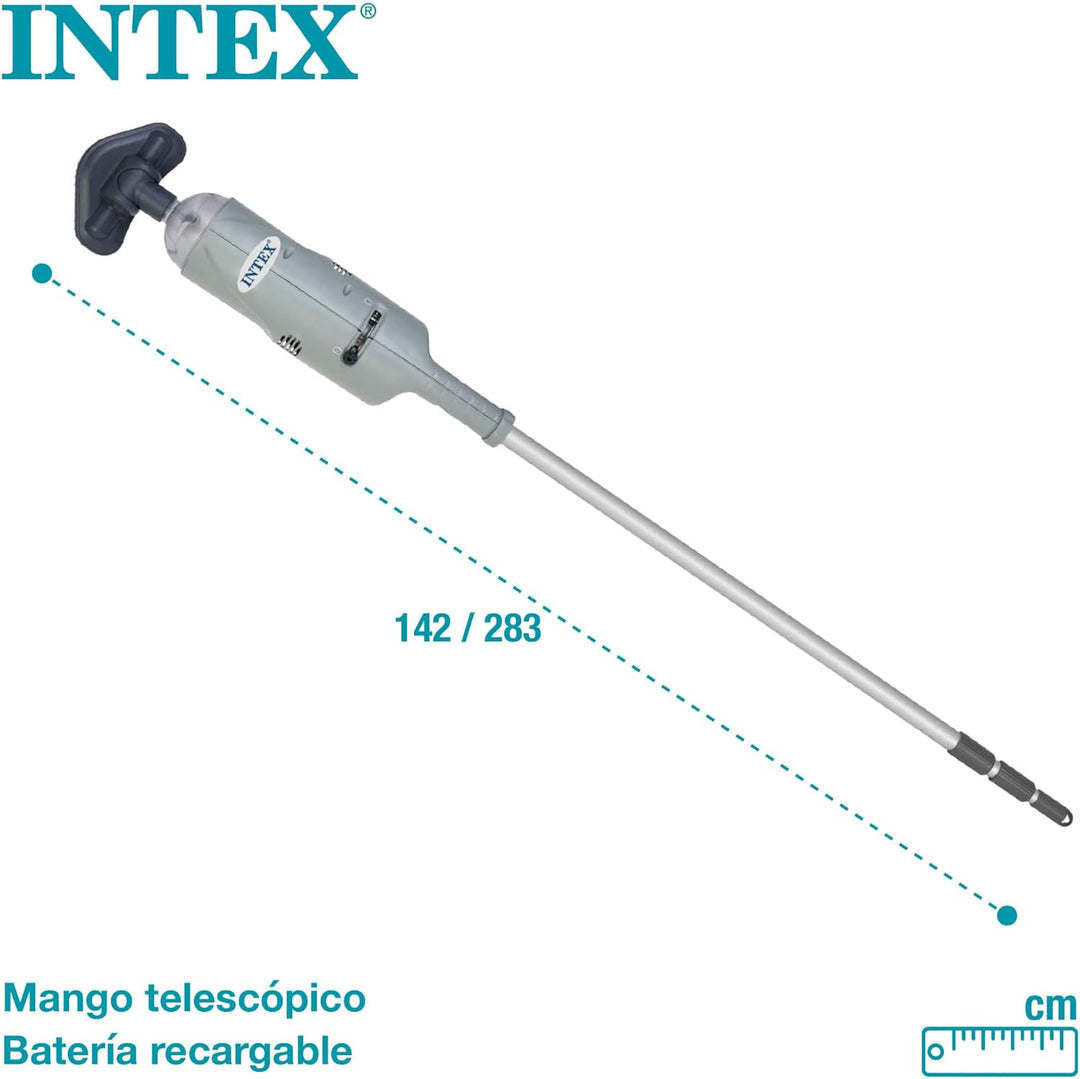 Intex Underwater Handheld Vacuum Cleaner Battery Operated Pool Vacuum Cleaner Grey Single, Single