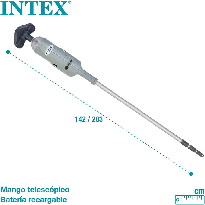 Intex Underwater Handheld Vacuum Cleaner Battery Operated Pool Vacuum Cleaner Grey Single, Single