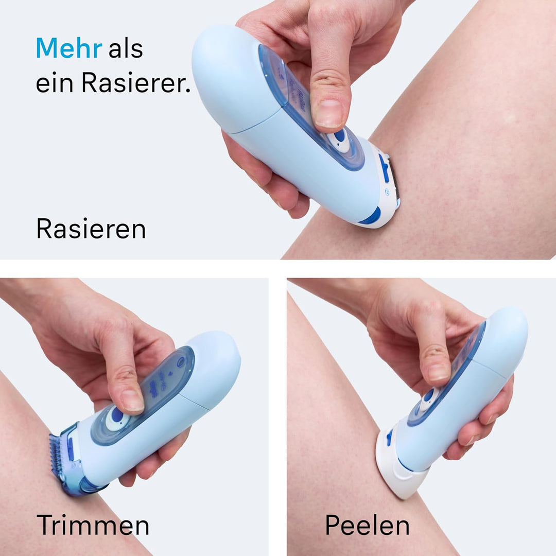 Braun Silk-épil Lady Shaver, Damenrasierer elektrisch, 3-in-1 Elektrischer Rasierer, Trimmer- und Pe