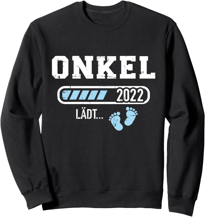 Onkel 2022 lädt Schwangerschaft verkünden Sweatshirt