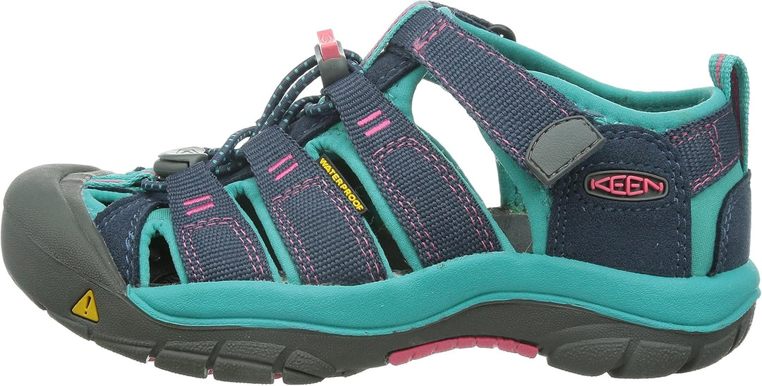 KEEN Jungen Unisex Kinder Newport H2 Sandalen 24 EU Blau Midnight Navy Baltic, 24 EU Blau Midnight N