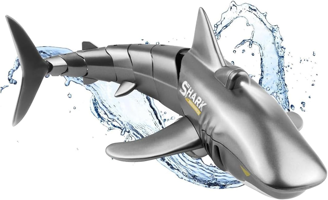 Sarini Ferngesteuerter Hai für Schüler und Erwachsene, elektrischer hochsimulierter Hai für Schwimmb