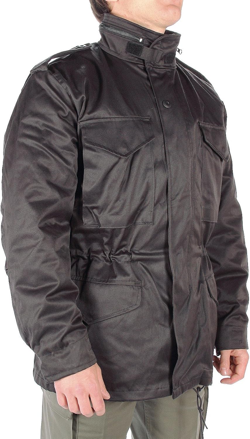 Mil-Tec Unisex Us M65 Jacke, Schwarz