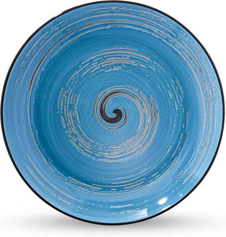 Wilmax | SPIRAL tiefe Teller - 2 Stück | Elegant | Modern | Langlebig | Sicher | Glasiertes Porzella
