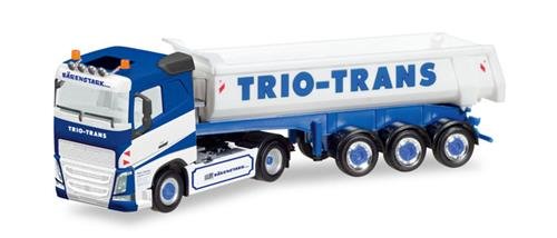 Herpa H0 Volvo FH Rundmulden-Szg Trio