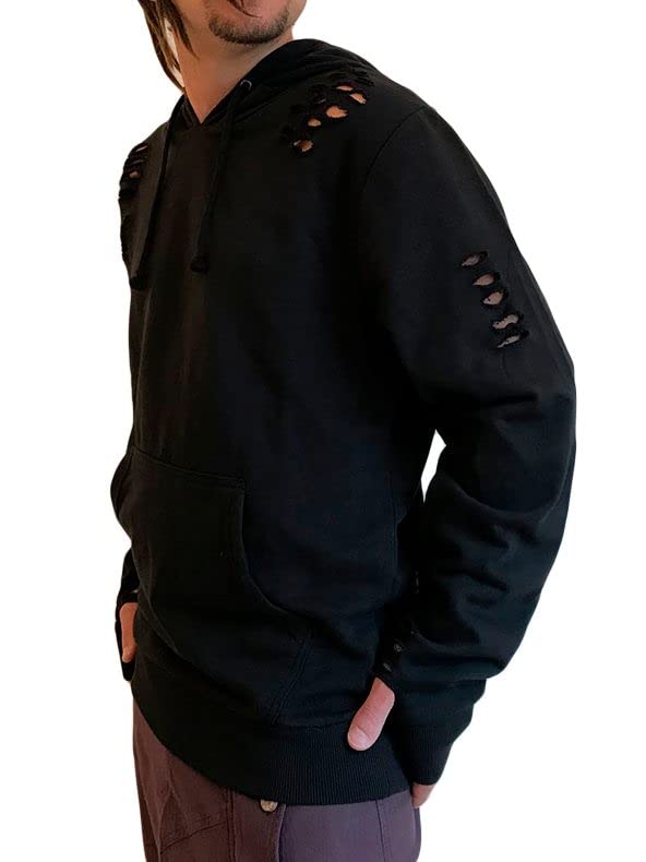 Cut out Hoodie schwarz (S), S
