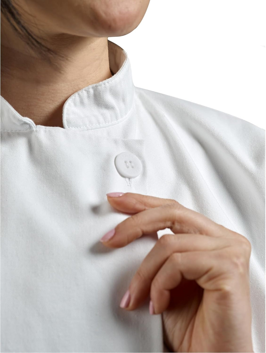 Mercer Culinary M60023WHXS Millennia Women's Short Sleeve Cook Jacket with Traditional Buttons, X-Sm