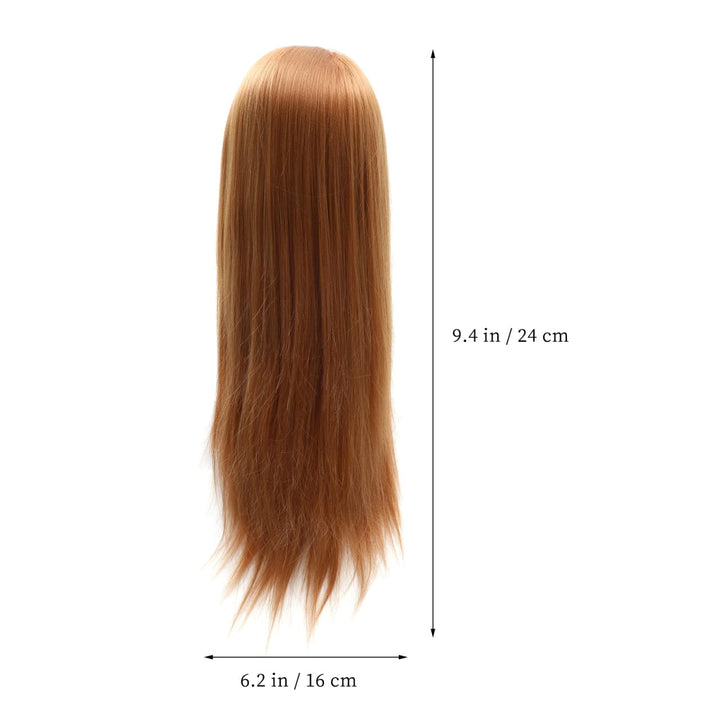 MAGICLULU Kopfmodell mit geflochtenem Haar kinder frisierkopf friseurkopf rosa Silikon-Gesichtswisch