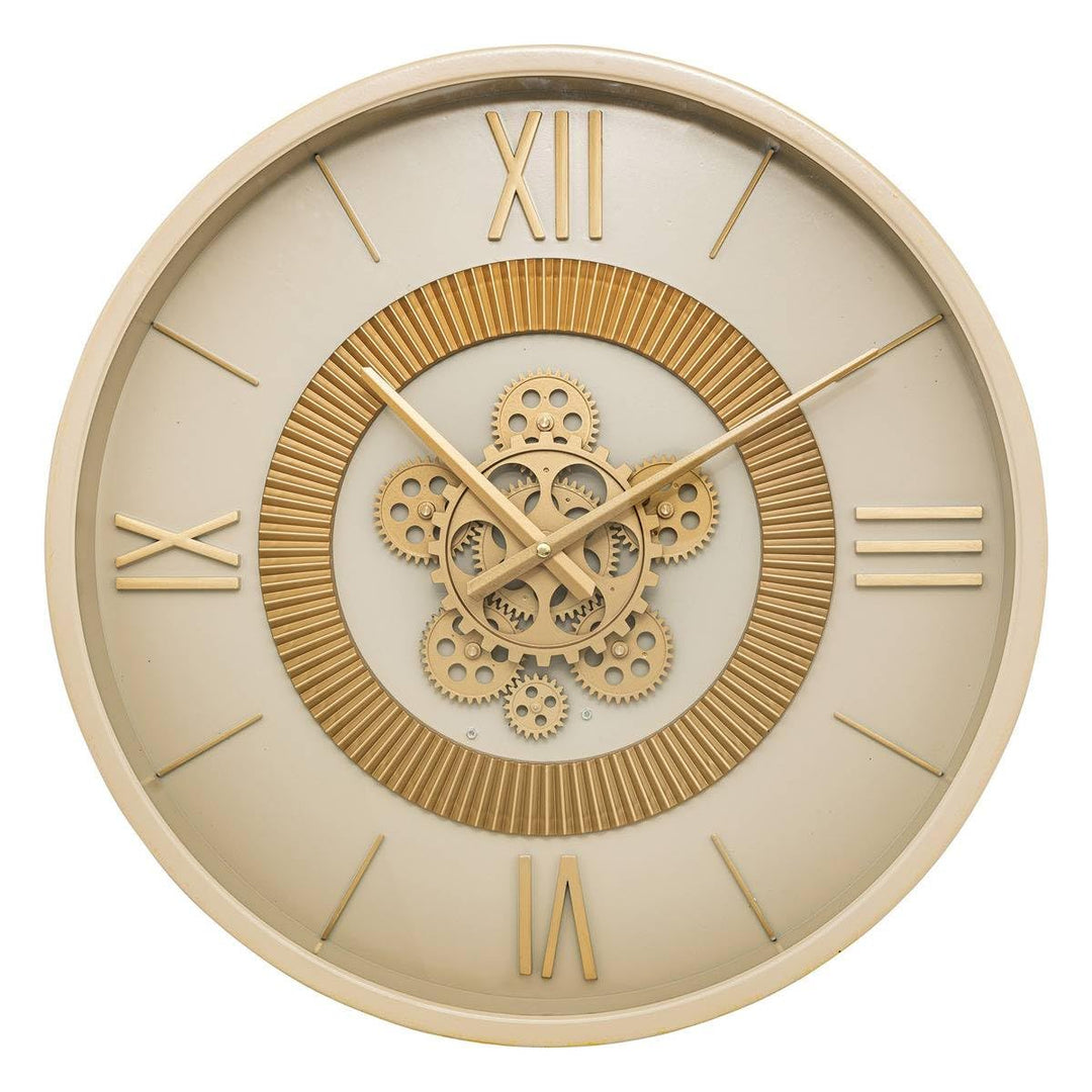 Atmosphera - Mechanische Uhr Guiliana Metall beige d50cm