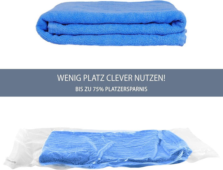NORDIC® Vakuumbeutel zum Rollen - 10 STK. in 3 Grössen - Praktische Kompressionsbeutel - Wiederverwe