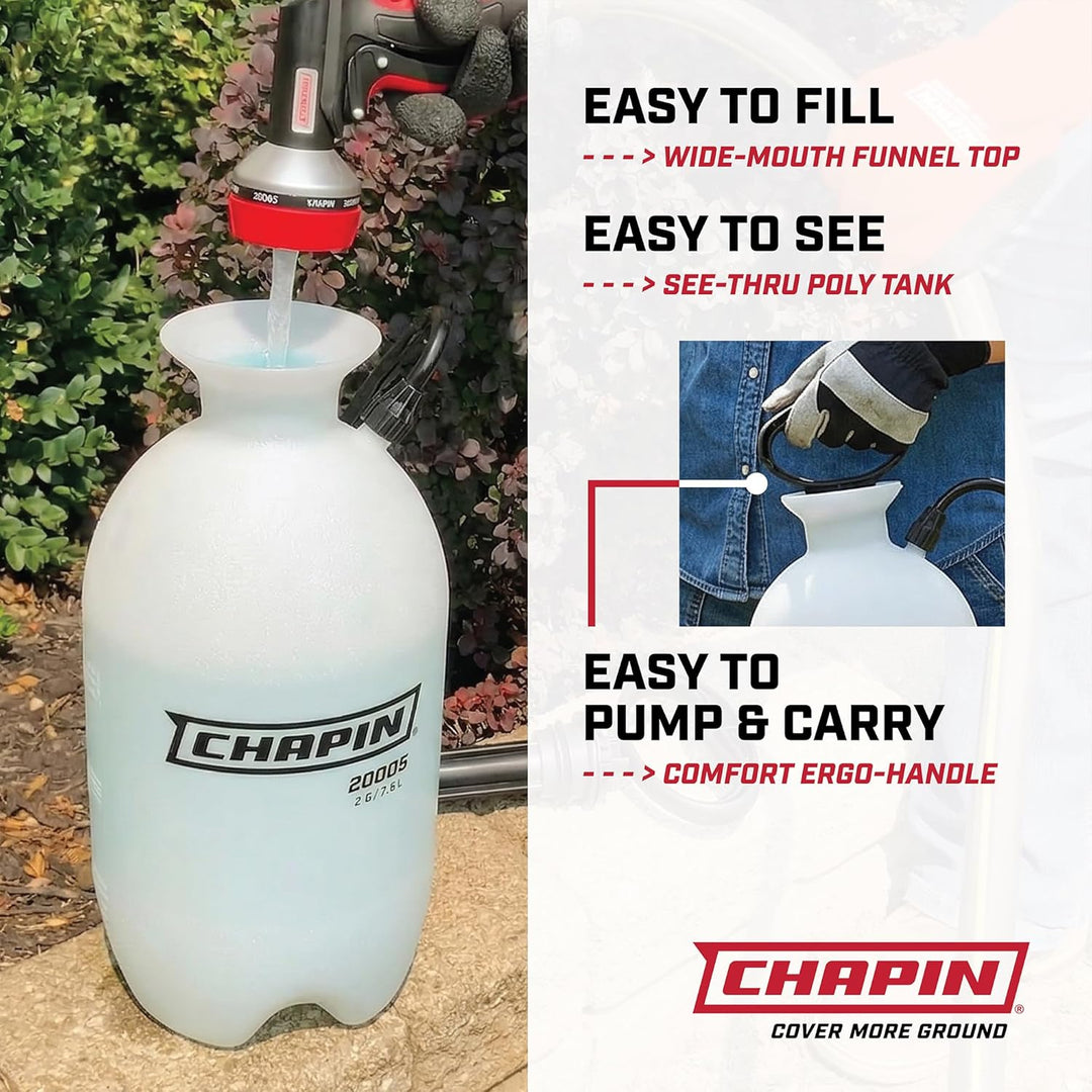 Chapin 20002 Rasen, Sprühkopf, lichtdurchlässig, Weiss 2 Gallon Sprayer Sprüher, 2 Gallon Sprayer Sp