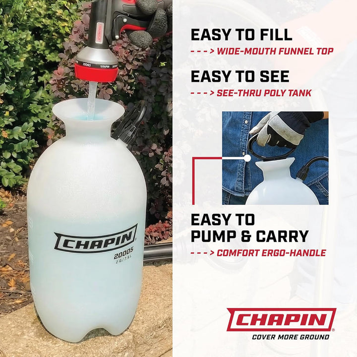 Chapin 20002 Rasen, Sprühkopf, lichtdurchlässig, Weiss 2 Gallon Sprayer Sprüher, 2 Gallon Sprayer Sp