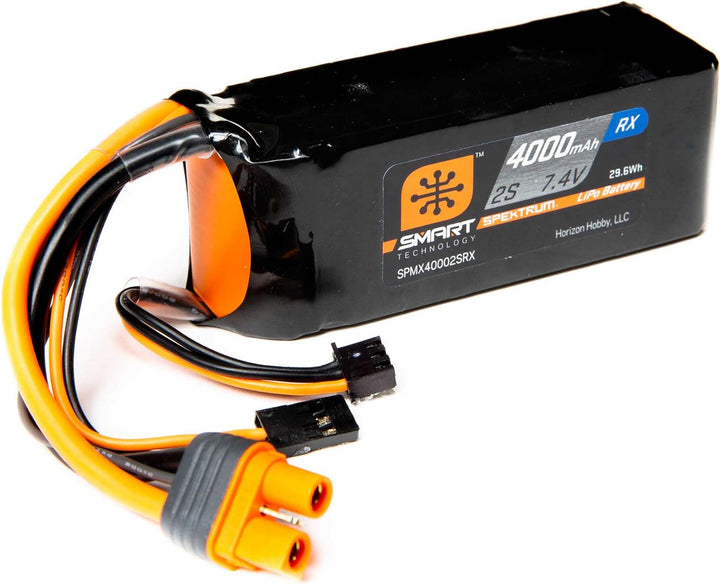 7.4 V 4000 mAh 2S 15C Smart LiPo-Empfänger-Akku: Universal-Empfänger, IC3