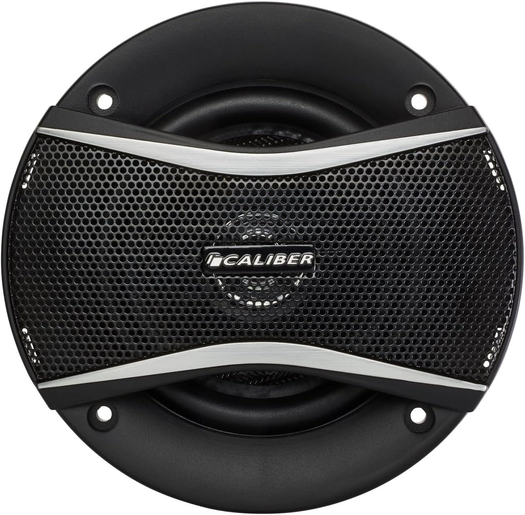 Caliber Auto Lautsprecher Set 80W - 2er Set Lautsprecher Auto - Koaxial Lautsprecher - Schwarz - 10