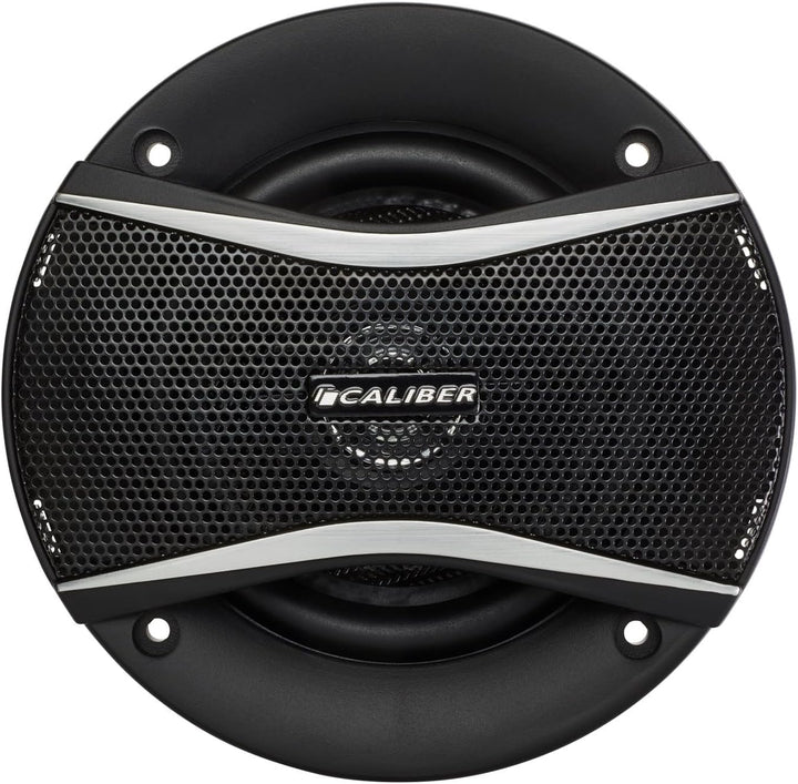 Caliber Auto Lautsprecher Set 80W - 2er Set Lautsprecher Auto - Koaxial Lautsprecher - Schwarz - 10