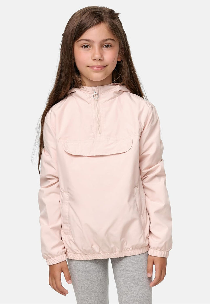 Urban Classics Damen Girls Basic Pullover Jacket 110-116 light pink, 110-116 light pink