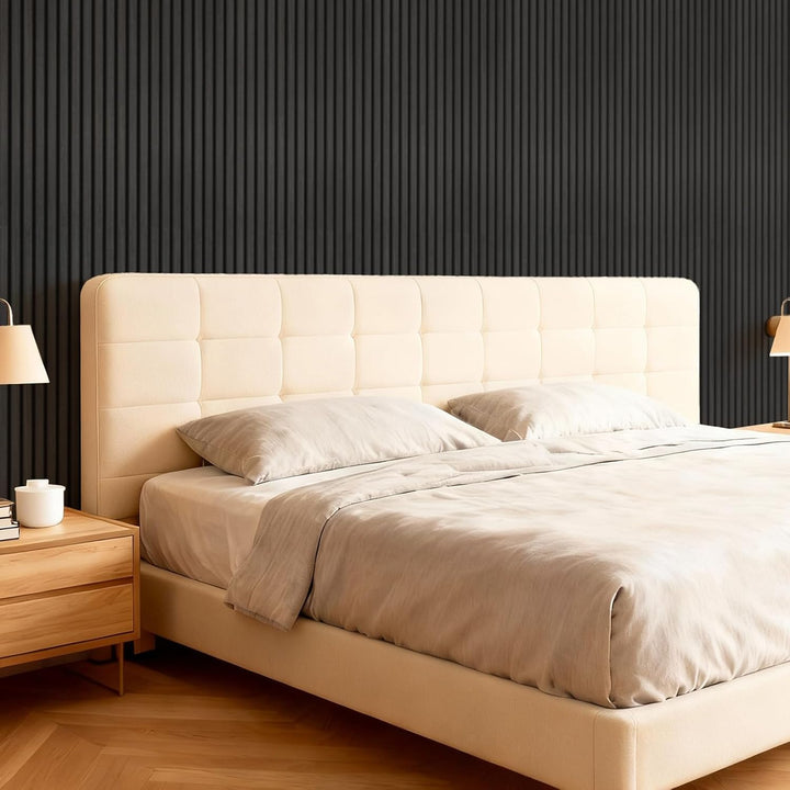 TONOR Akustikpaneele holz, 4 Stück 120x60 cm - 2,88m² Wandpaneele holz Holzpaneele wand als Schallsc