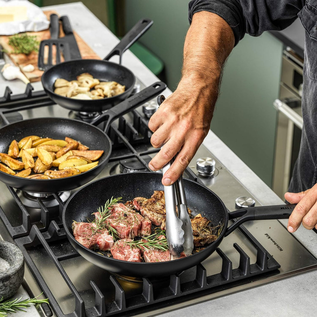 KitchenAid Classic Forged Bratpfanne (28cm), hart anodisiert, PFAS-freie gesunde keramische Antihaft